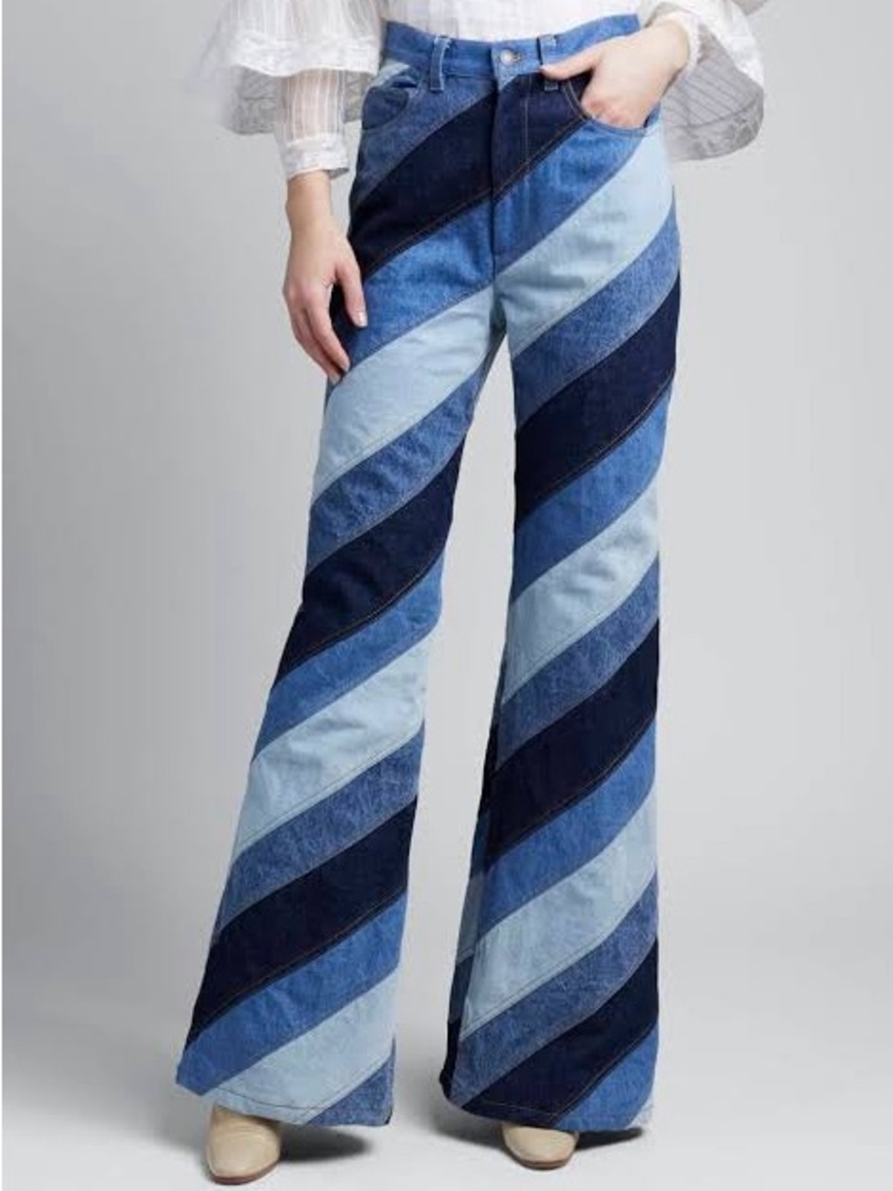 Marc Jacobs Spring 2020 Runway patchwork denim - Picture 1 of 4